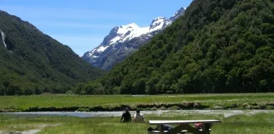 ルートバーンフラットハットからのパノラマ景観