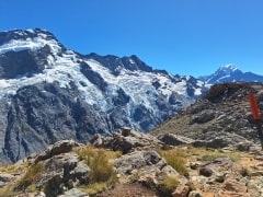 ミューラーハットルート上の峰から絶景